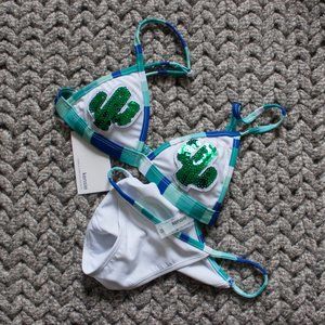 Kensie Cactus Plant Bikini